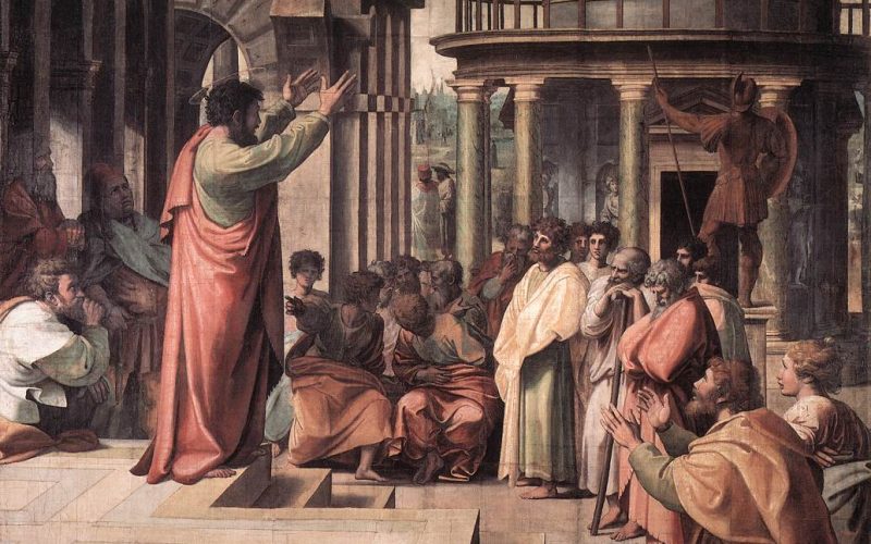 20110318182437!V&A_-_Raphael,_St_Paul_Preaching_in_Athens_(1515) (1)